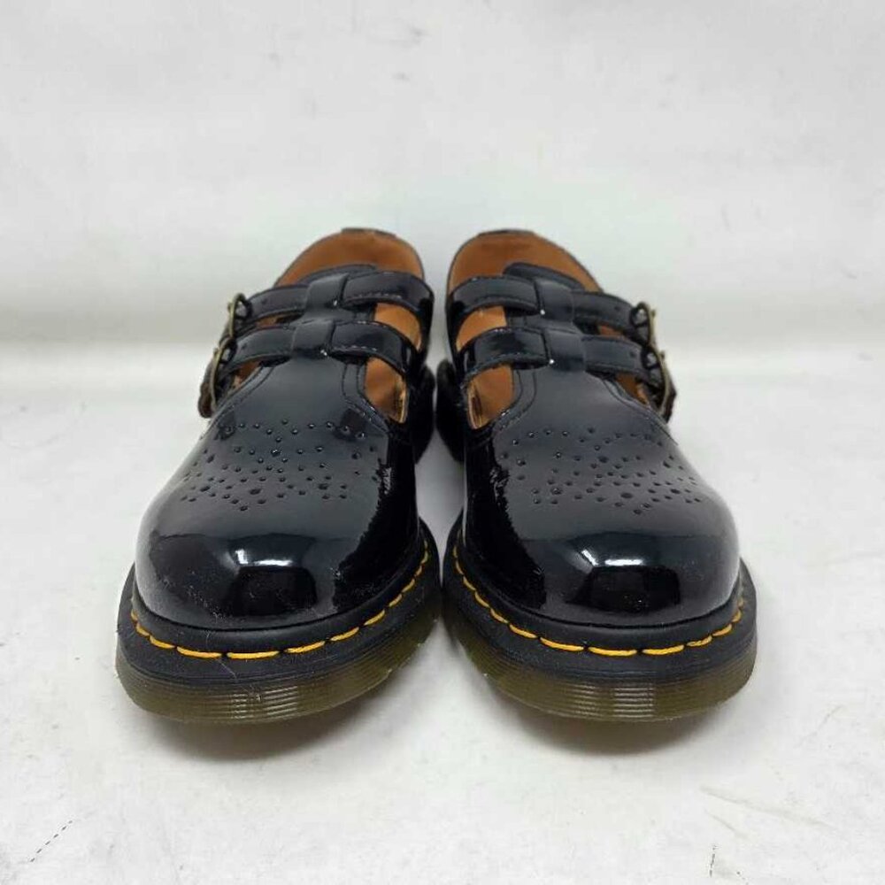 New women's US 10 EU 42 Dr. Martens 8065 Mary Jane black patent leather shoes - Picture 6 of 12